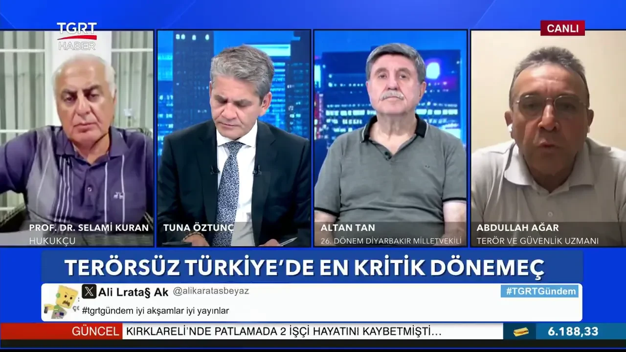 Terörsüz Türkiye sürecinde Abdullah Ağar 2 soruyla tehlikeye dikkat çekti, Altan Tan 'Tüm bölge rahatlayacak' dedi