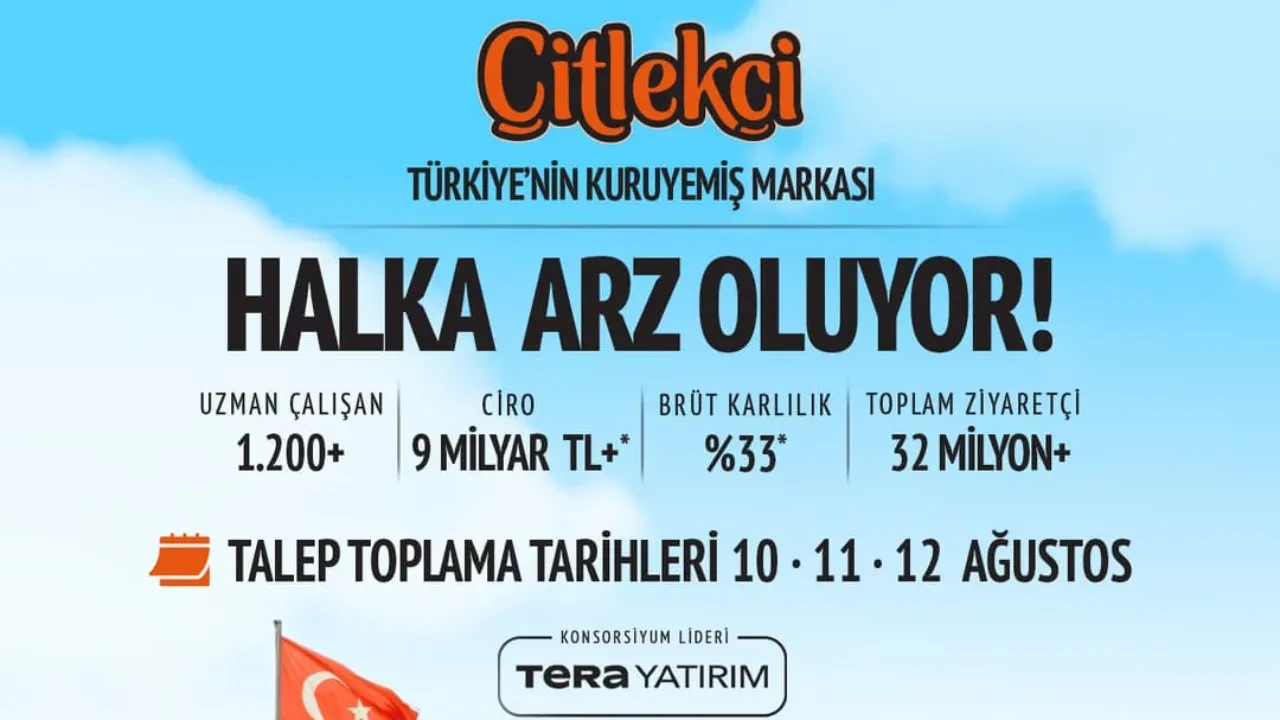 Çitlekçi halka arz kaç lot verir, hangi bankalarda var? ÇİTLEKÇİ HALKA ARZ NE ZAMAN?