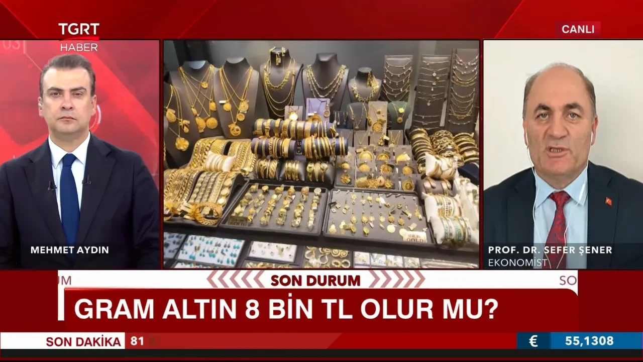 Altın için yeni rekor tahmini: Prof. Dr. Sefer Şener Eylül ayını işaret etti