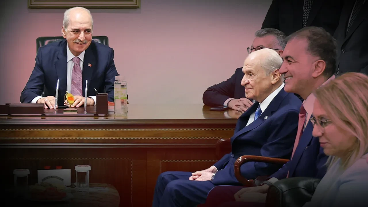 Devlet Bahçeli'den TBMM Başkanı Numan Kurtulmuş'a anlamlı hediye