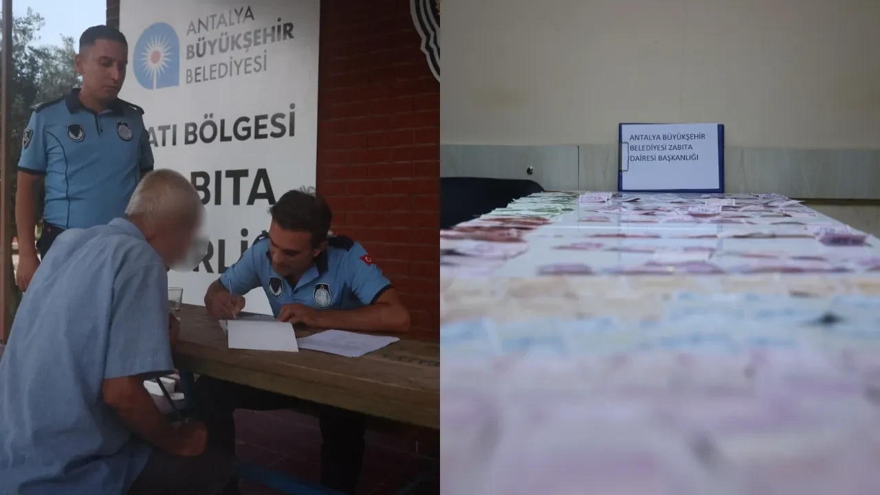 Dilencinin üzerinden çıkan para şaşkına çevirdi: Ekipler saya saya bitiremedi