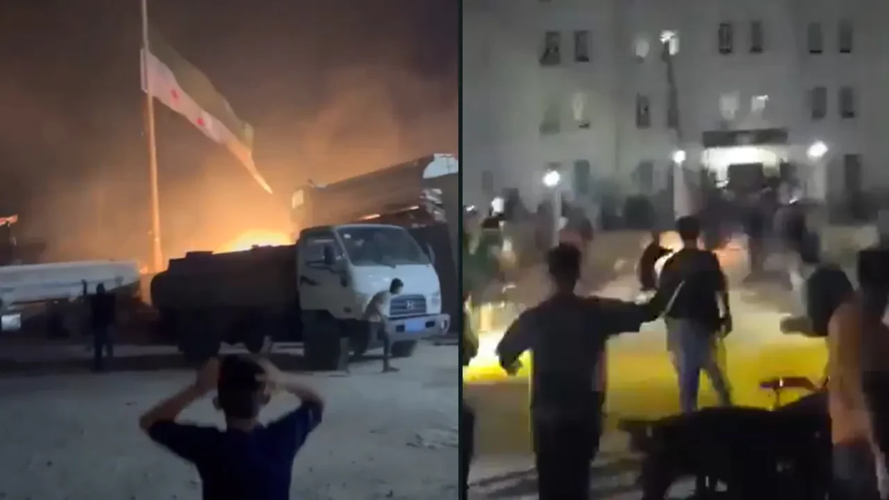 Suriye'de kamu binalarına baskın! Terör örgütü YPG saldırıya geçti
