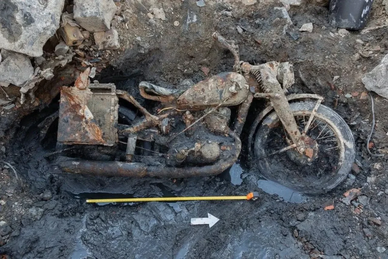 Sular çekildi, 2 Alman askerin kalıntıları ve motosiklet gün yüzüne çıktı
