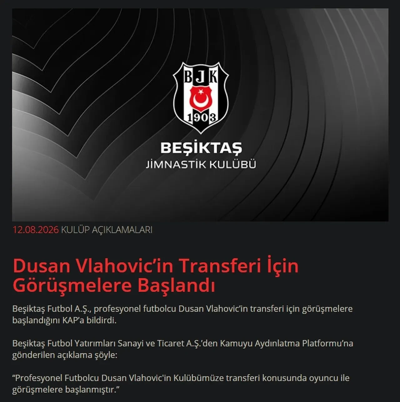 Vlahovic uçak takip kodu (CANLI) Vlahovic saat kaçta İstanbul’a gelecek?