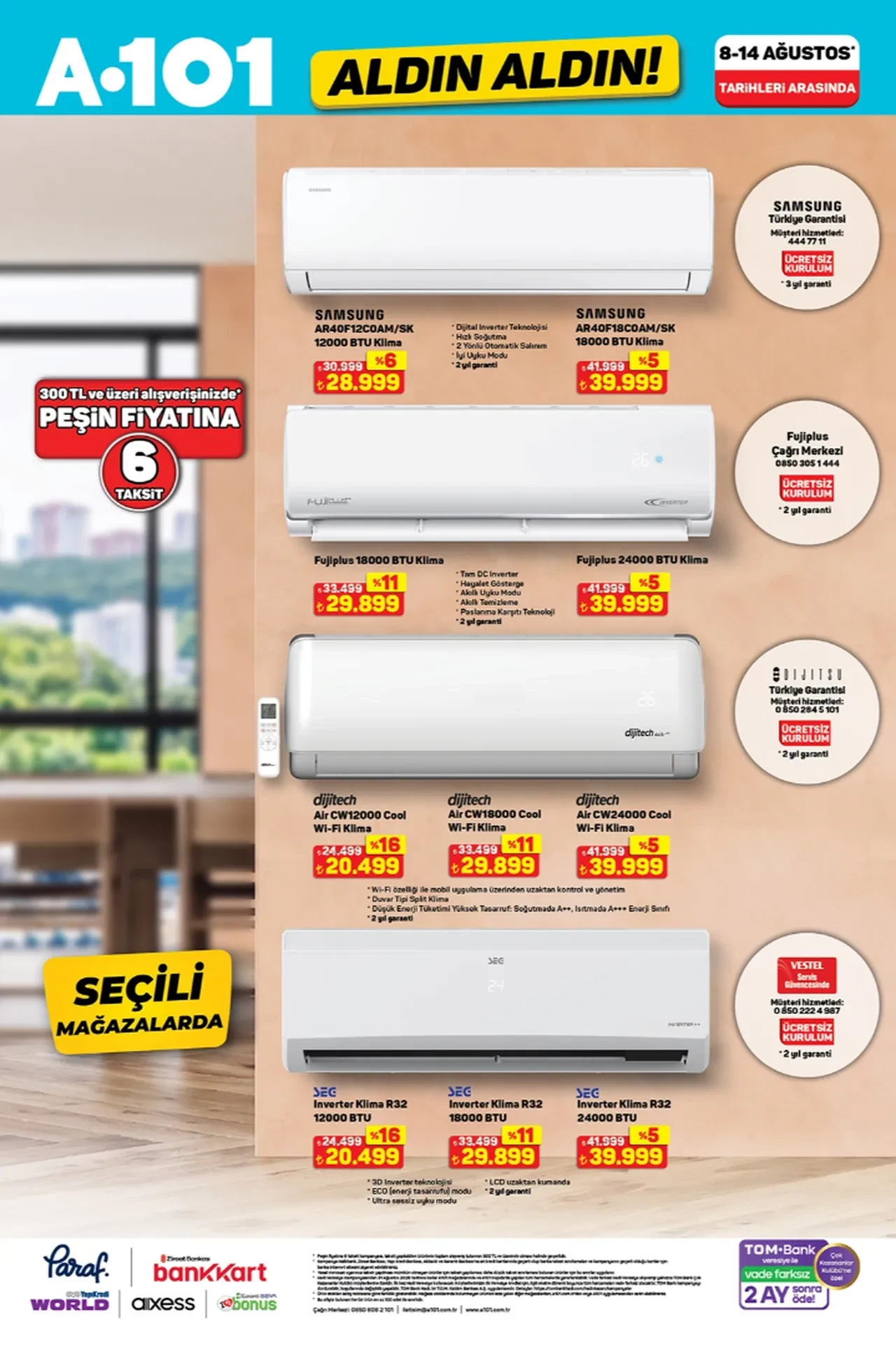13-20 Ağustos A101 aldın aldın ürünleri satışta! Karavan, tiny house, kano seti ve iPhone 17 geliyor...