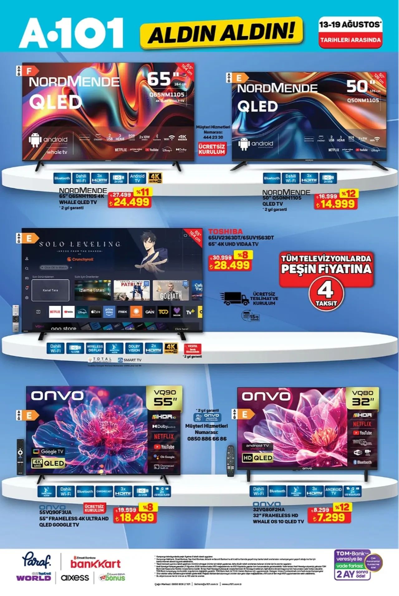 13-20 Ağustos A101 aldın aldın ürünleri satışta! Karavan, tiny house, kano seti ve iPhone 17 geliyor...