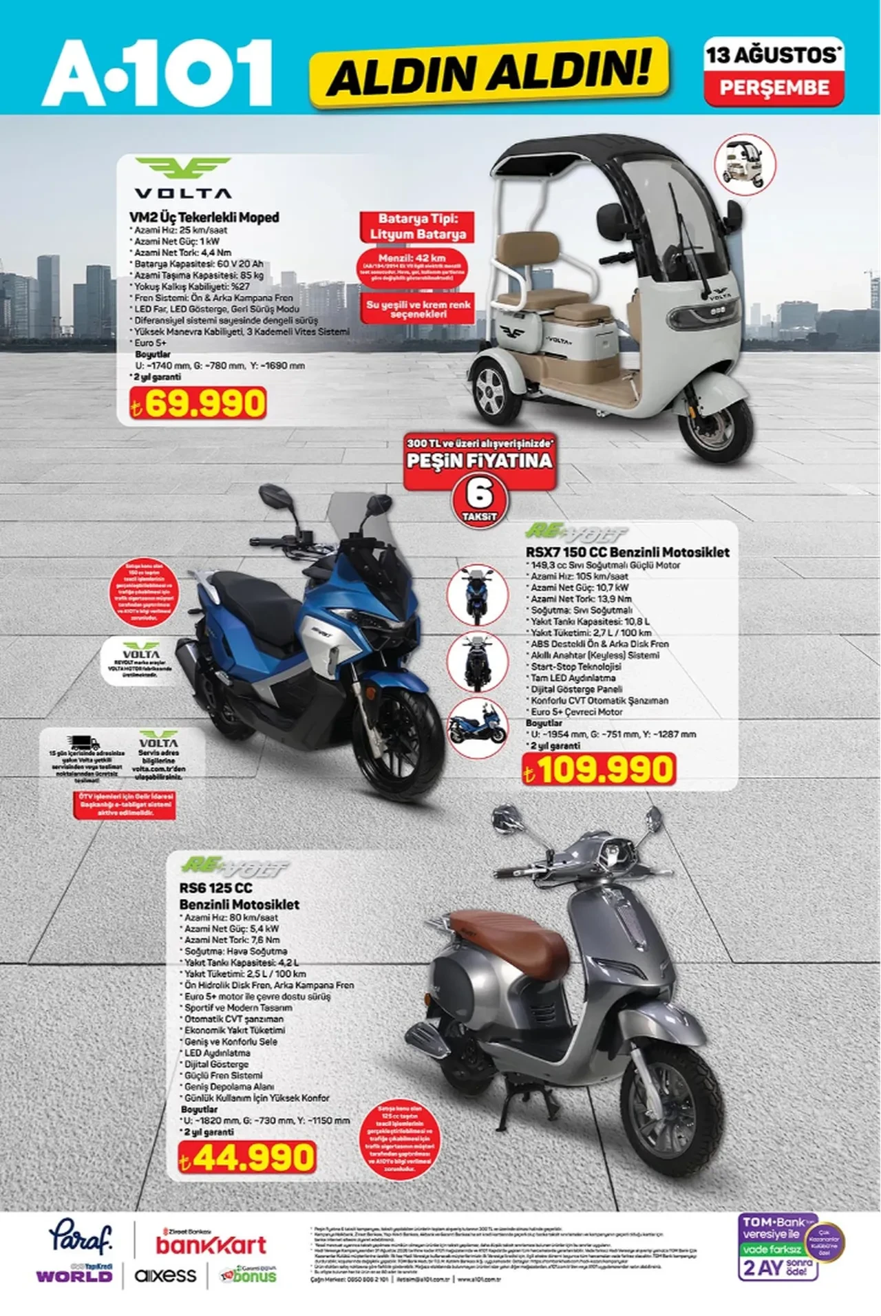 13-20 Ağustos A101 aldın aldın ürünleri satışta! Karavan, tiny house, kano seti ve iPhone 17 geliyor...