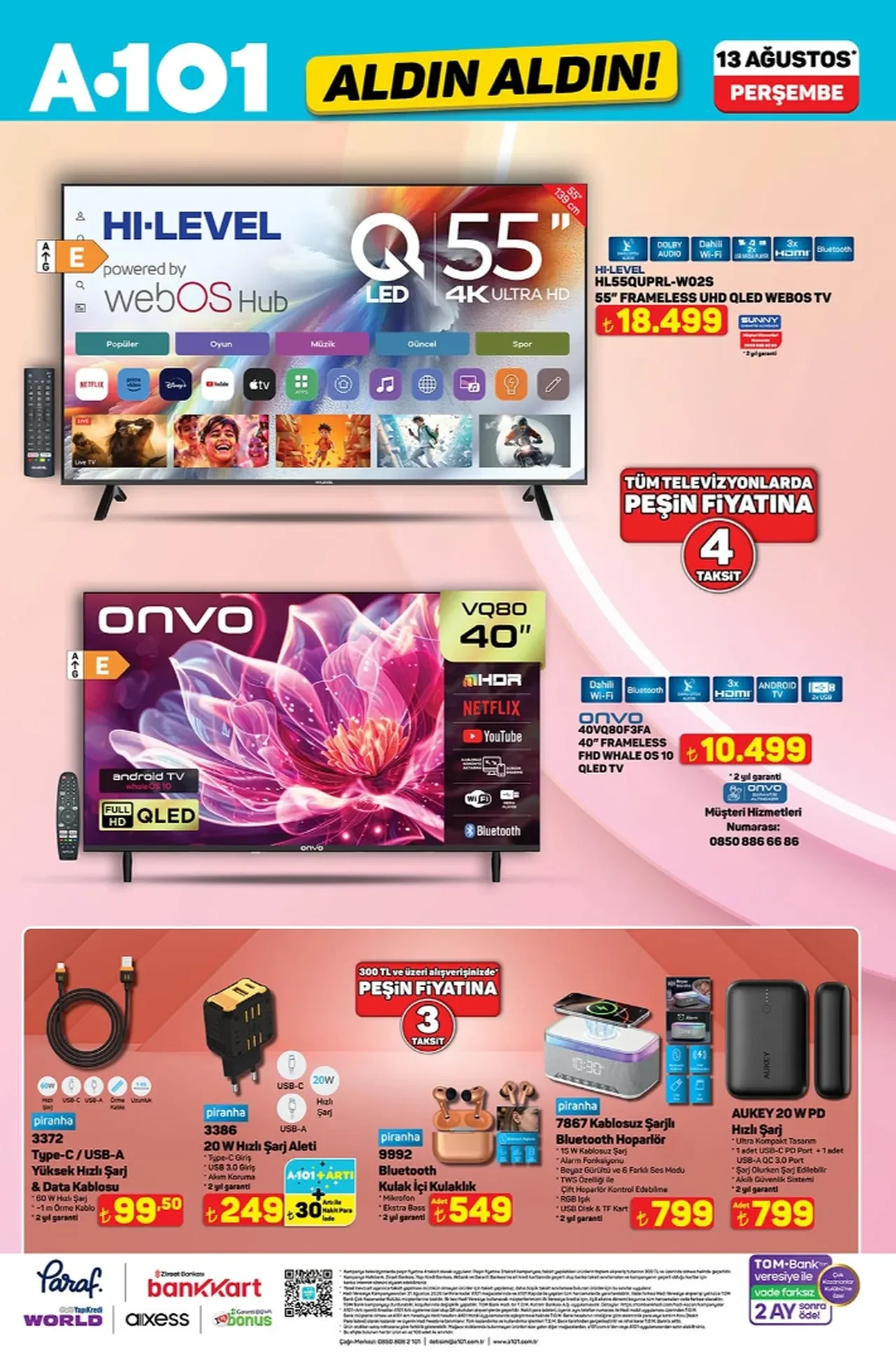 13-20 Ağustos A101 aldın aldın ürünleri satışta! Karavan, tiny house, kano seti ve iPhone 17 geliyor...