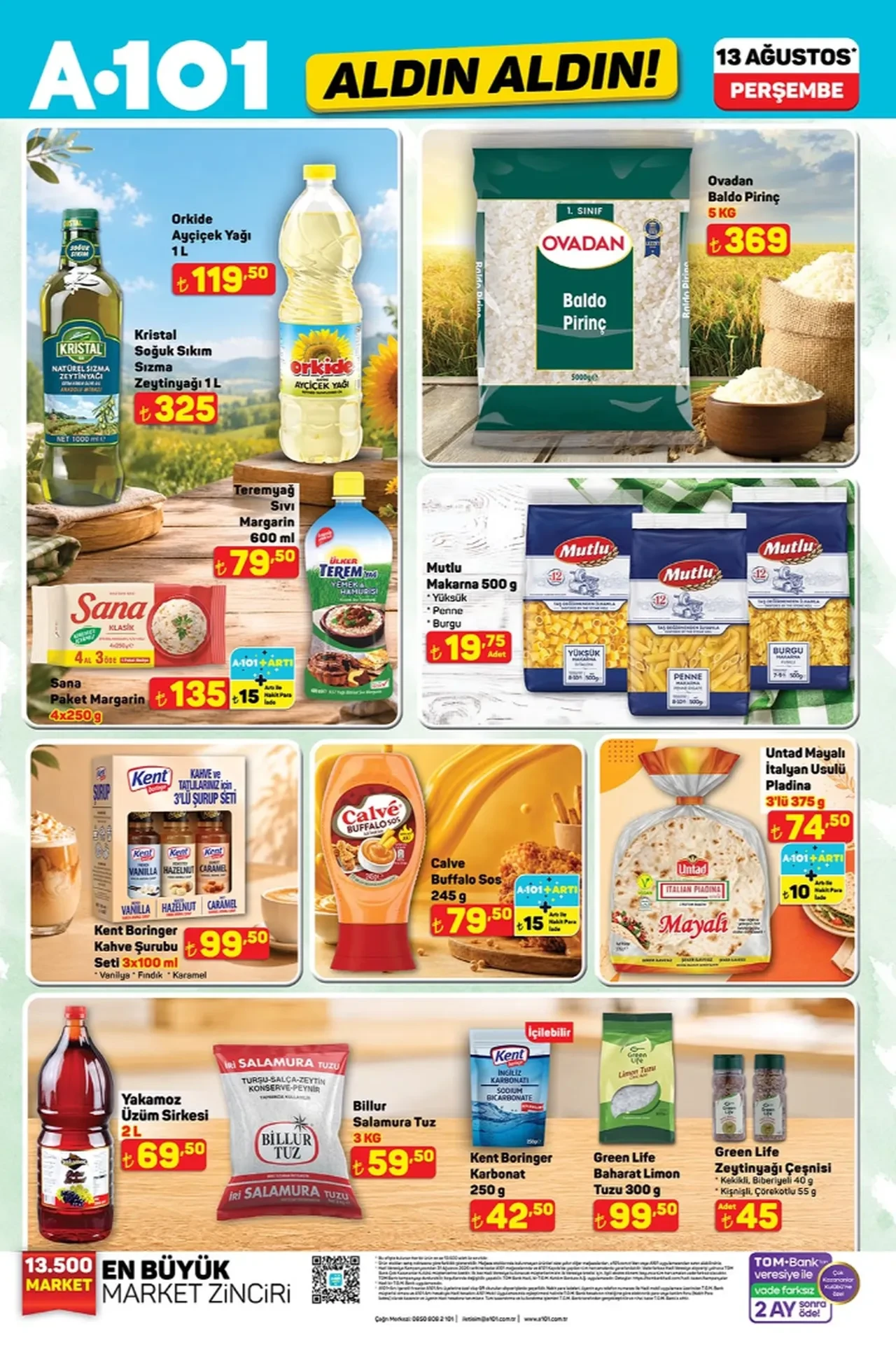 13-20 Ağustos A101 aldın aldın ürünleri satışta! Karavan, tiny house, kano seti ve iPhone 17 geliyor...