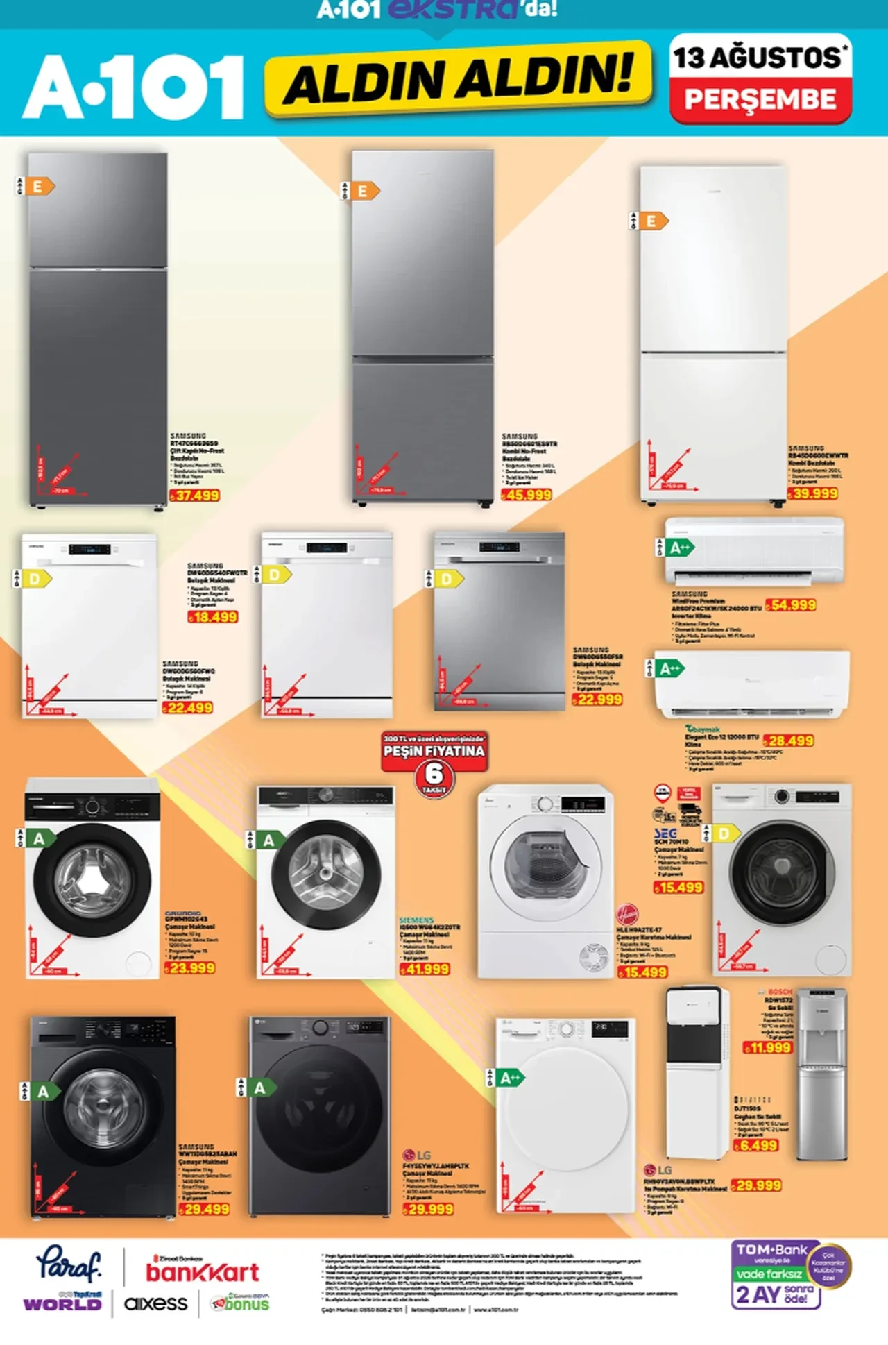 13-20 Ağustos A101 aldın aldın ürünleri satışta! Karavan, tiny house, kano seti ve iPhone 17 geliyor...