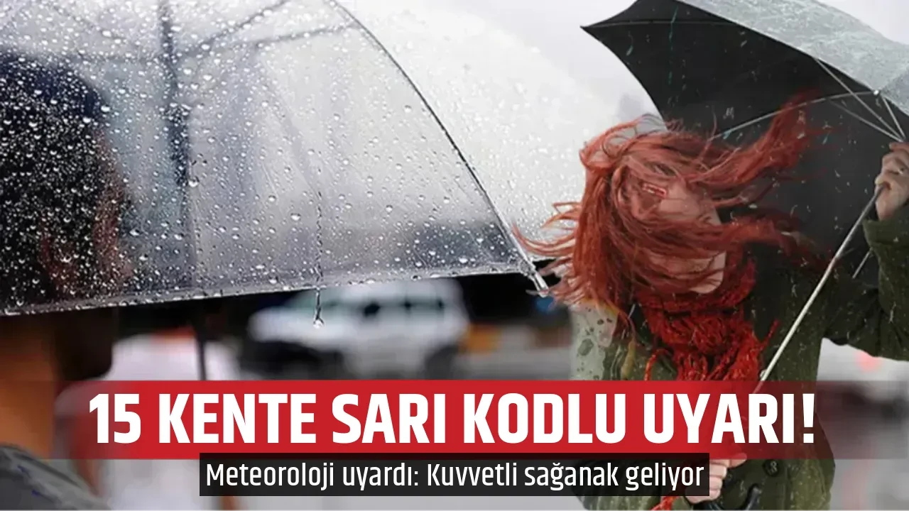 15 KENTE SARI KODLU UYARI!