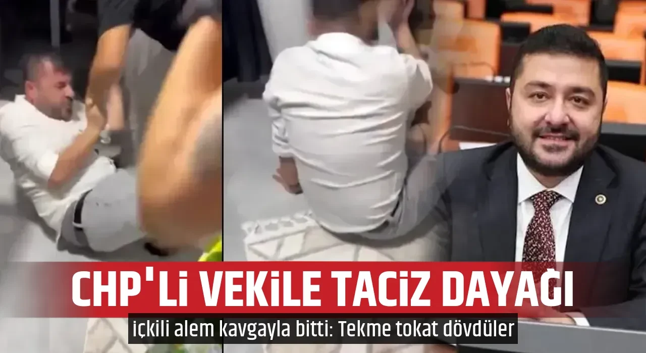 CHP'Lİ VEKİLE TACİZ DAYAĞI