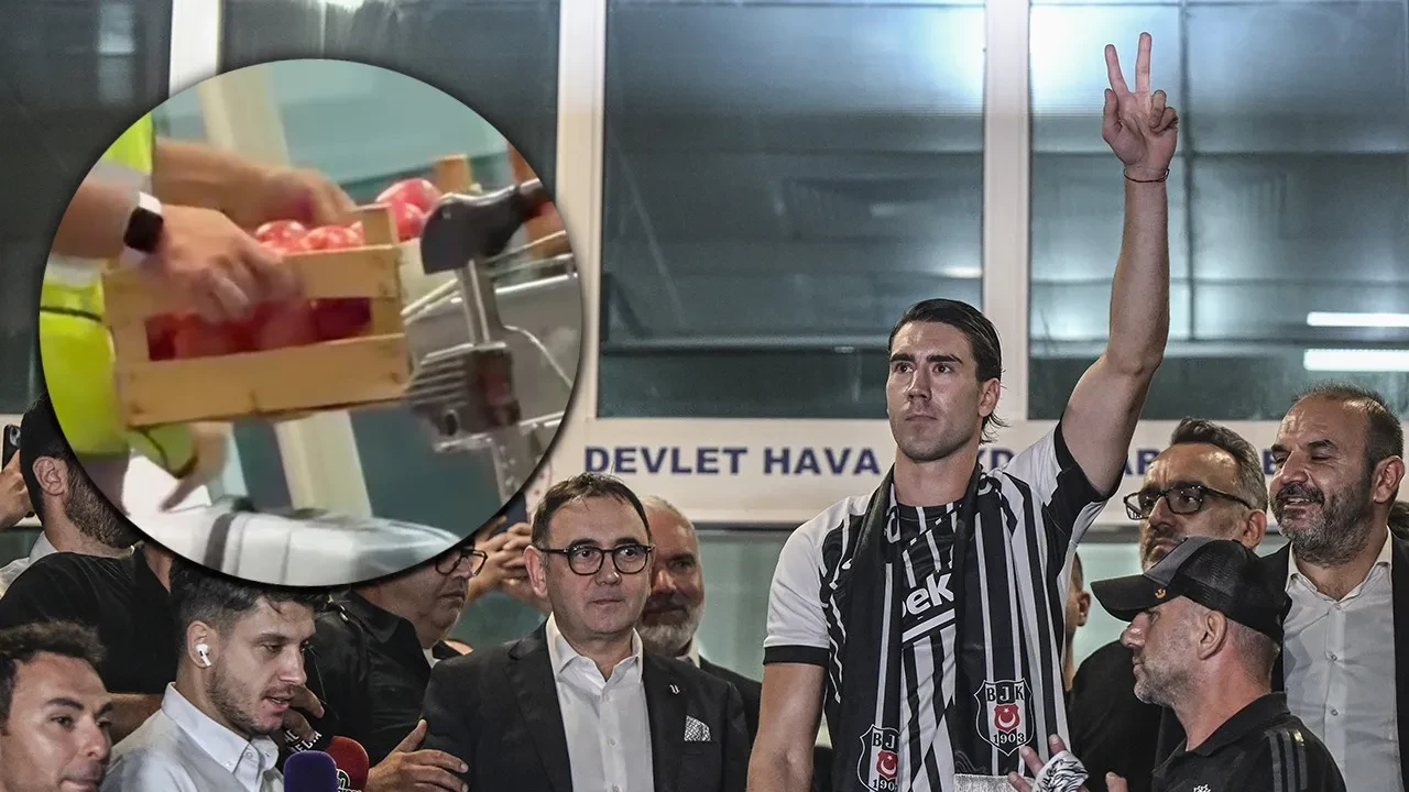 Beşiktaş’ın yeni transferi Vlahovic, iki kasa domatesle geldi! Sebebi herkesi gülümsetti