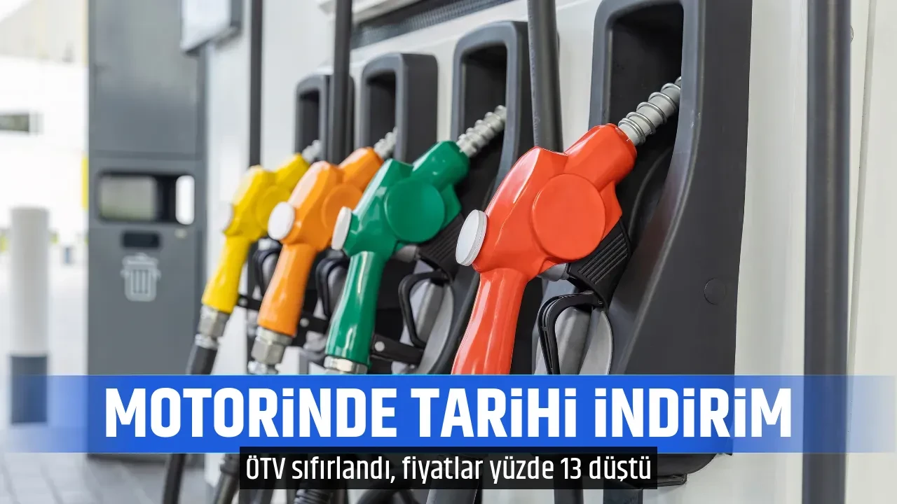MOTORİNDE TARİHİ İNDİRİM
