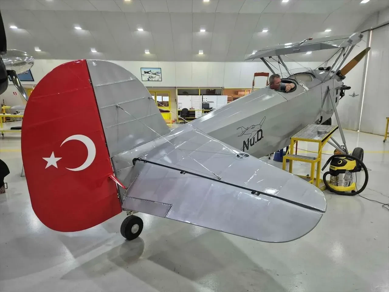 Nuri Demirağ'ın ürettiği Nu.D-36 uçağı 90 yıl sonra yeniden göklerde