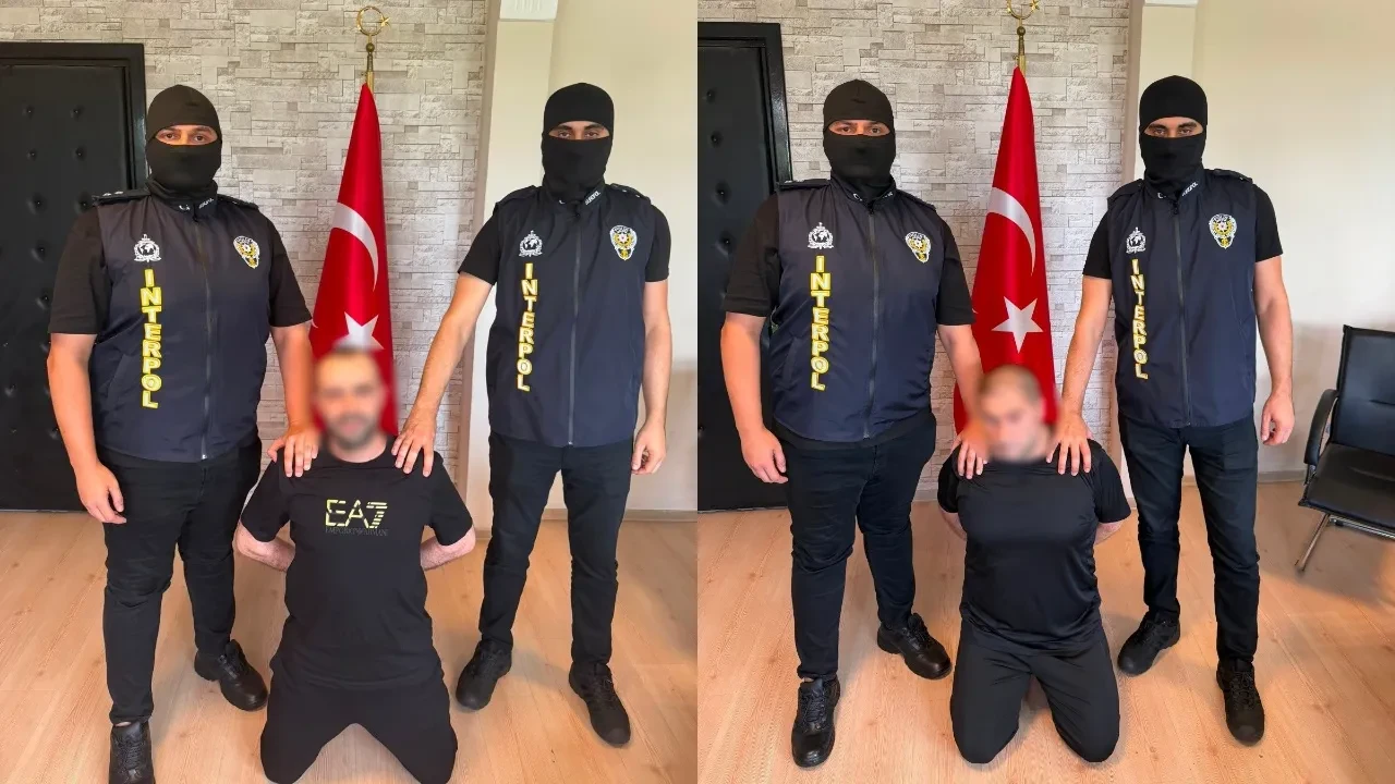 Redkitler ve Erdoğan Aykut suç örgütlerinin elebaşları Türkiye'ye getirildi
