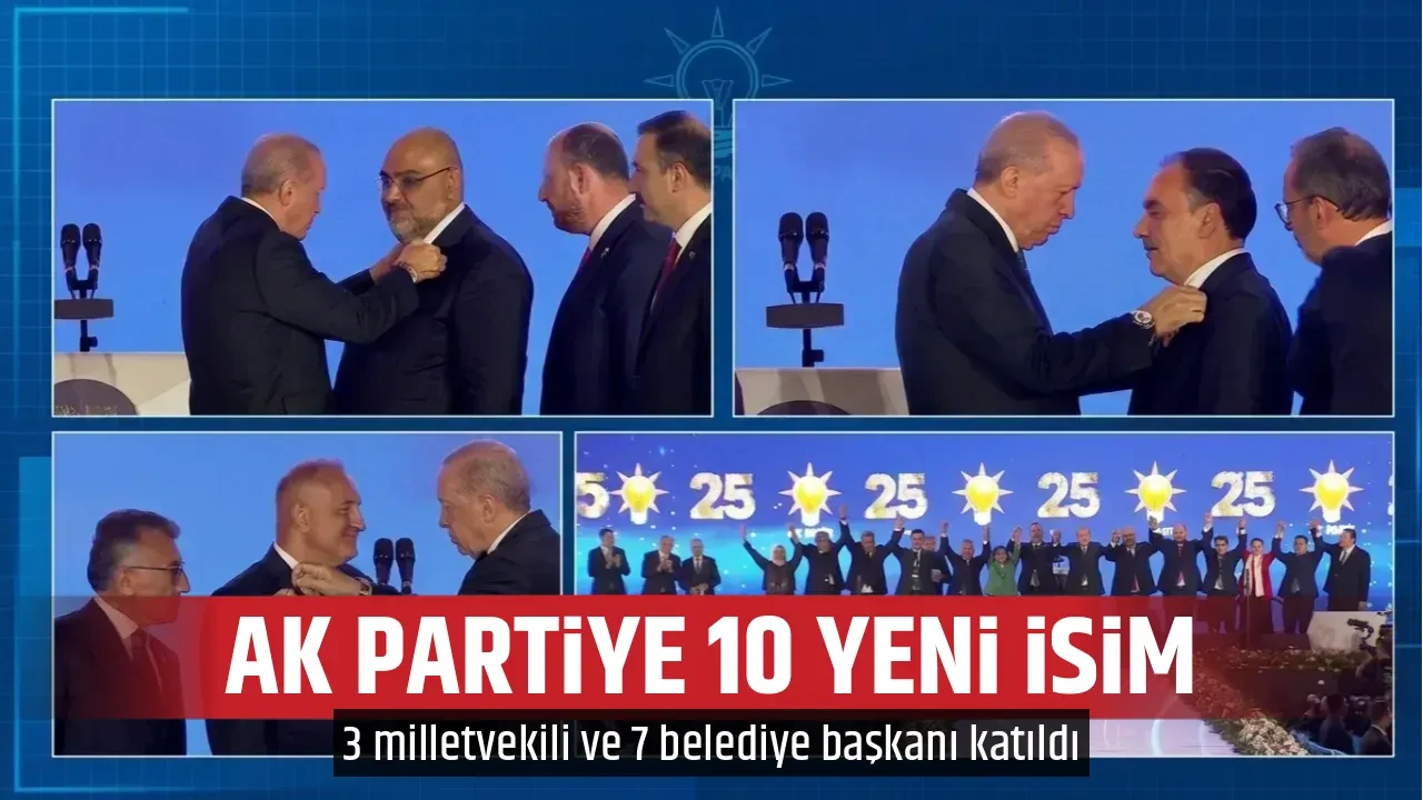 AK PARTİYE 10 YENİ İSİM