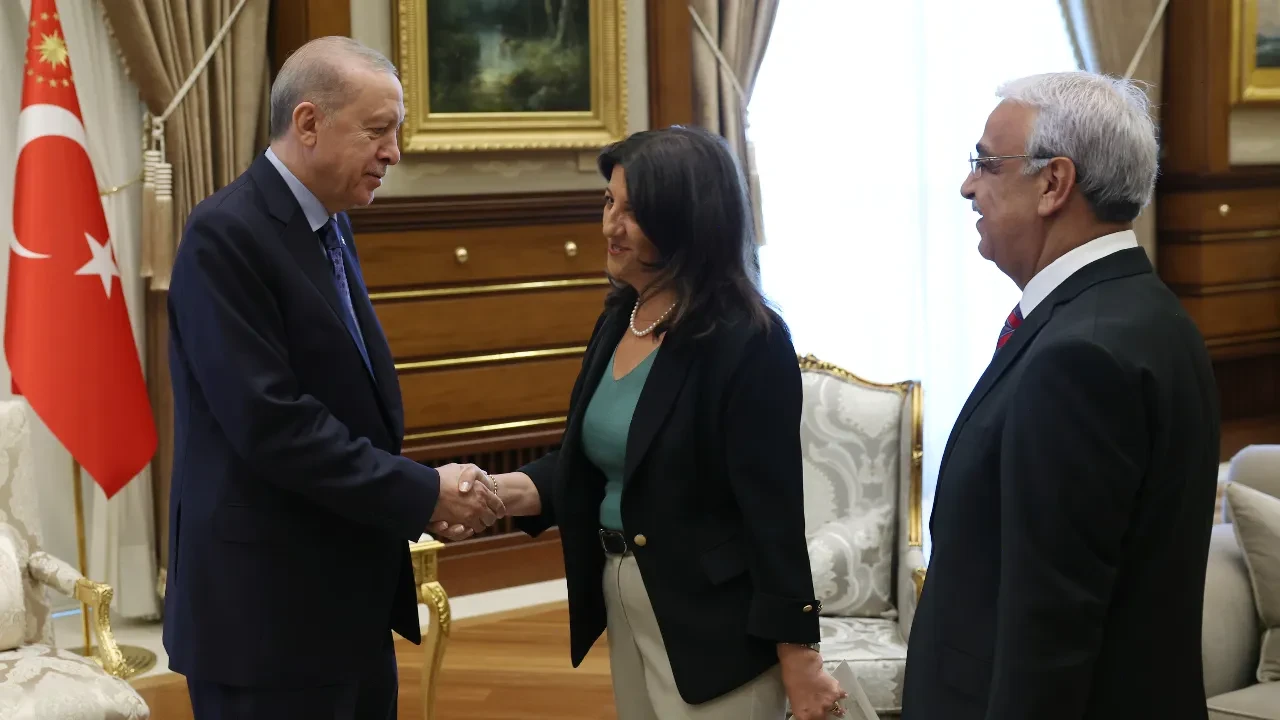 Erdoğan ile görüşen DEM Parti heyetinden açıklama