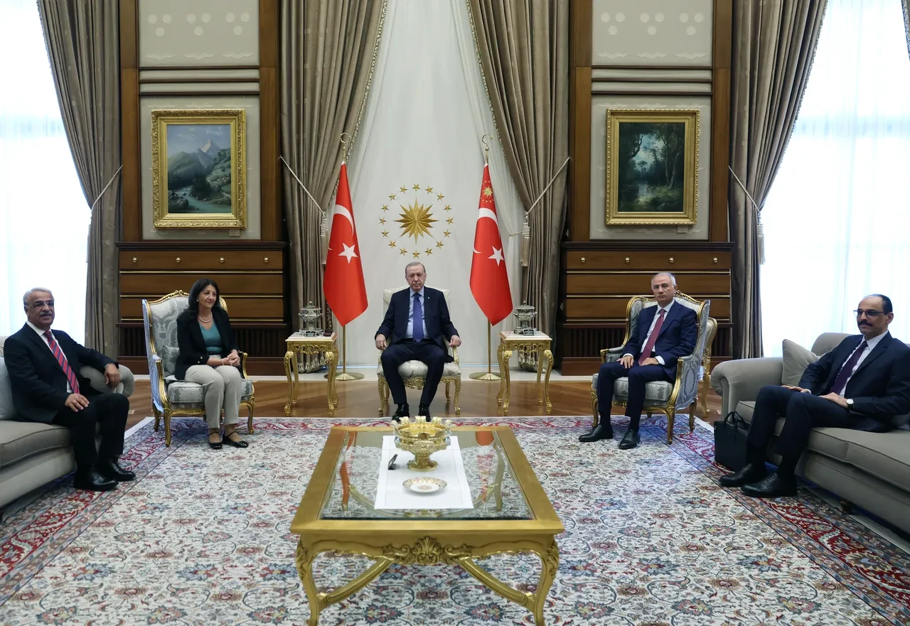Erdoğan ile görüşen DEM Parti heyetinden açıklama
