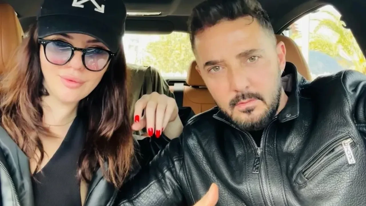 Gökhan Özen 15 yaş küçük sevgilisi Naz Canbazla evlendi! Yüzündeki botoks dikkatlerden kaçmadı