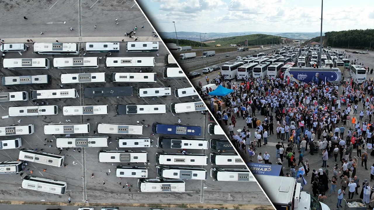 İstanbul'dan Ankara'ya 25. yıl çıkarması! 300 otobüs, 15 bin AK Parti mensubu büyük buluşma için yollara düştü