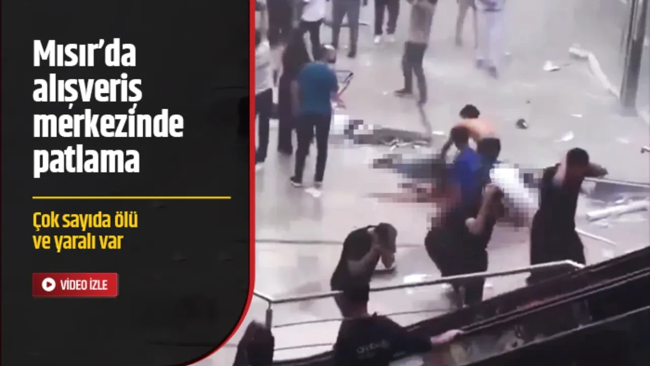 MISIR'DA ALIŞVERİŞ MERKEZİNDE PATLAMA