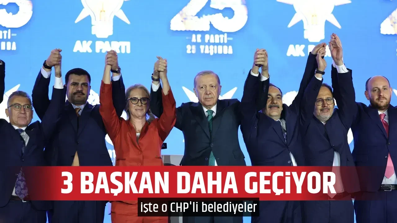 3 BAŞKAN DAHA GEÇİYOR