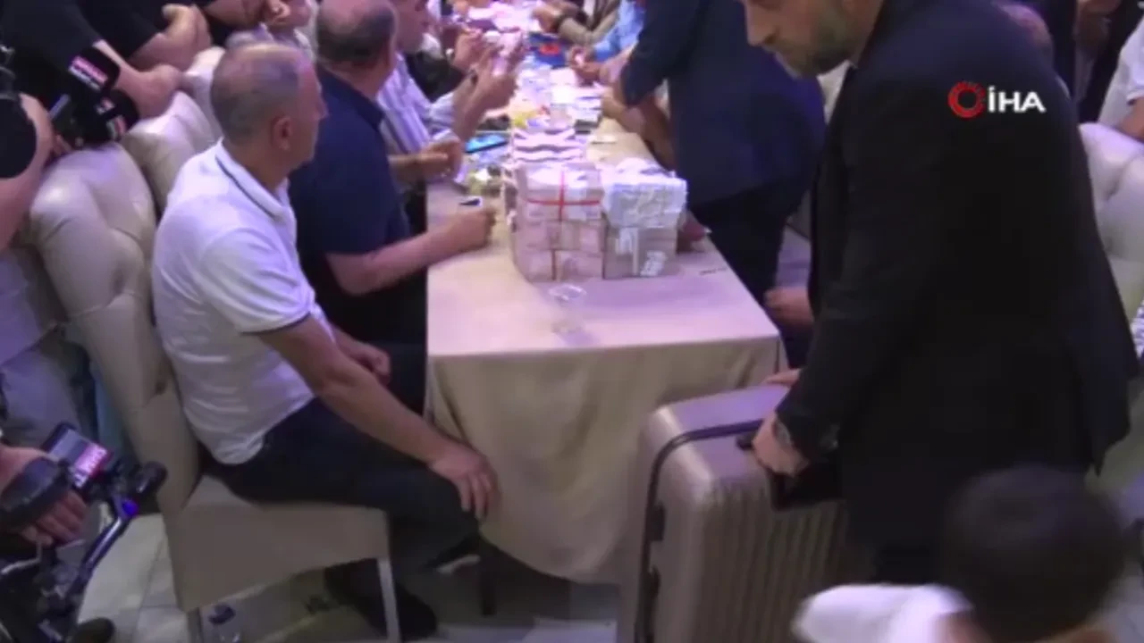 Aşiret sünnet düğününde milyonlar havada uçuştu: Paraları valizle taşıdılar