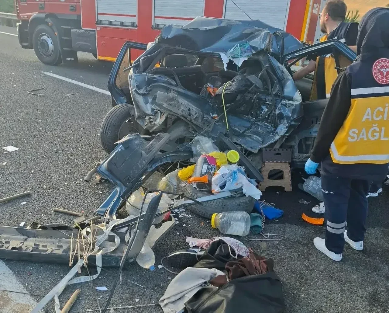 Bolu’da feci kaza aileyi parçaladı! Anne ve oğul öldü, baba ve kızı yaralı