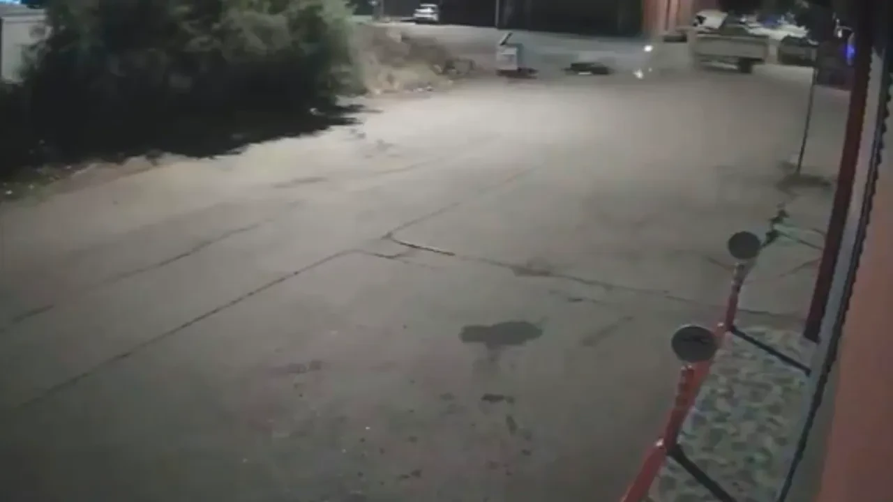Ankara’da ölümcül motor kazası kamerada