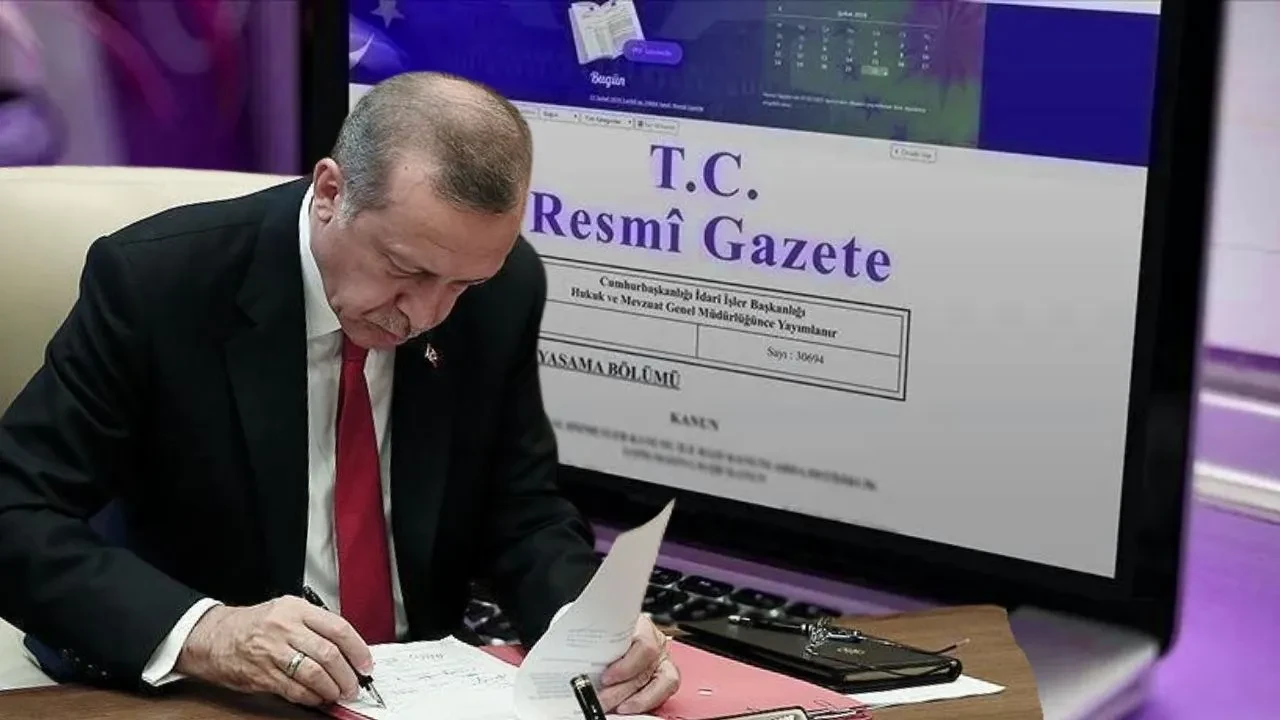 Cumhurbaşkanı Erdoğan'ın imzasıyla atama kararları Resmi Gazete'de