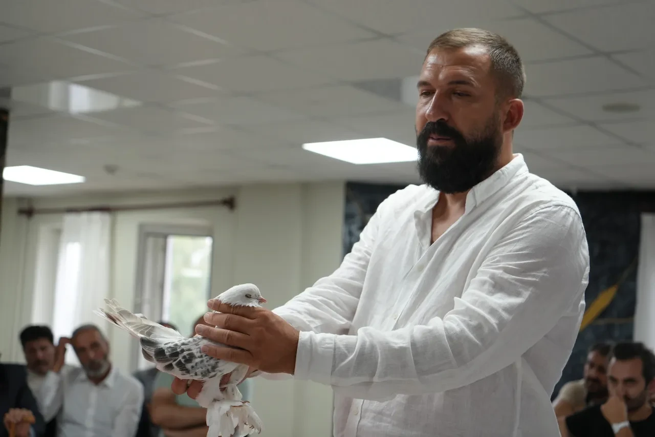 Ev ve araba fiyatına güvercin! 5 milyon TL'lik kuşlar Erzurum'da podyuma çıktı