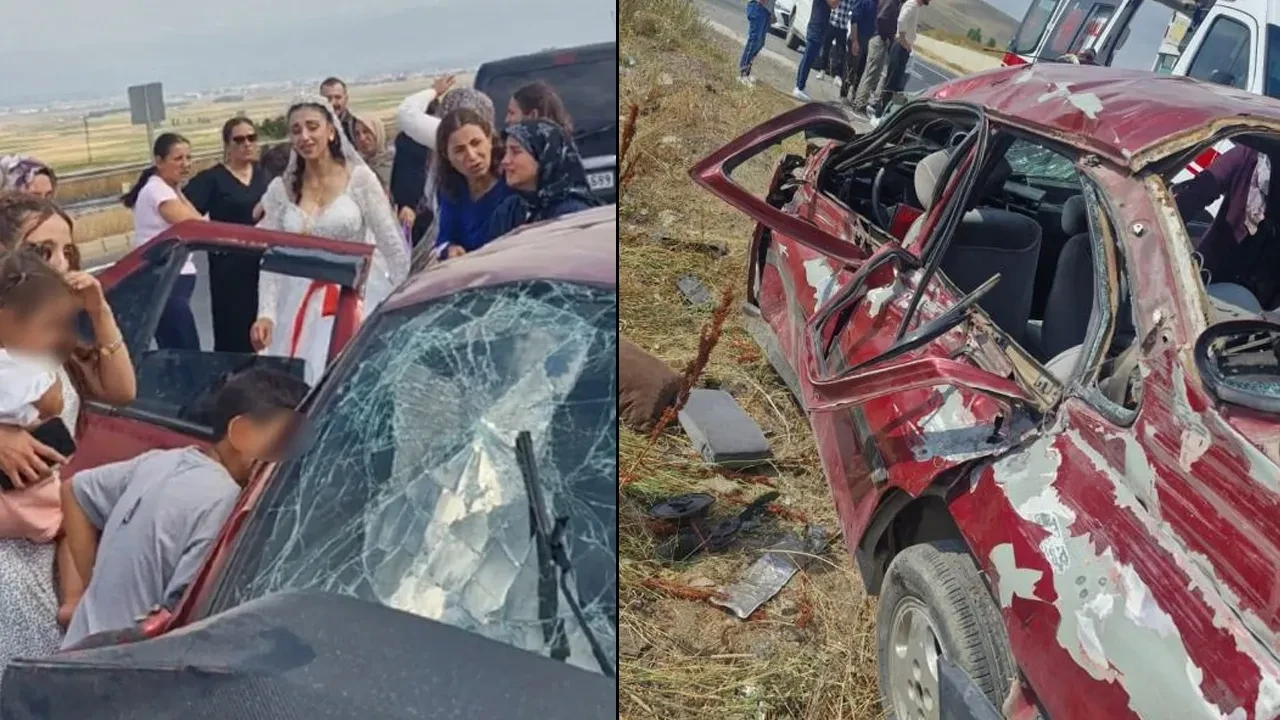 Düğün günü feci kaza! Ölü ve yaralılar var