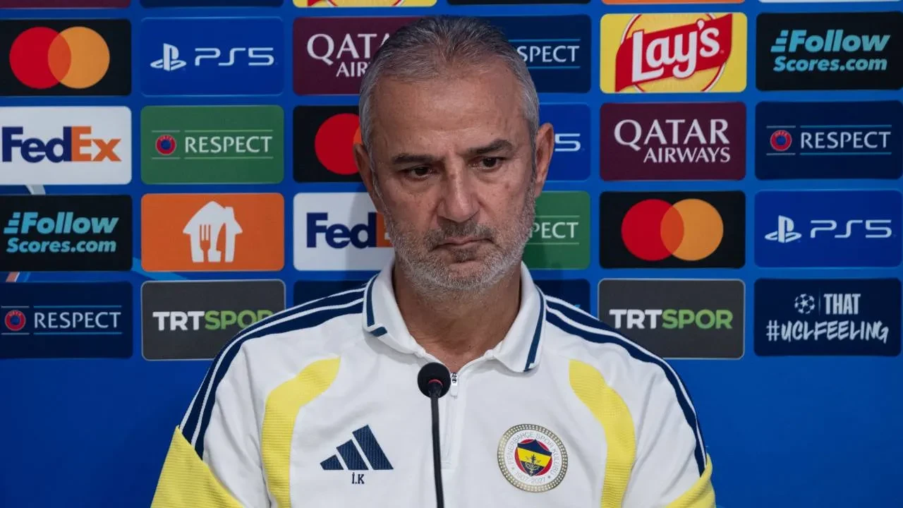 Fenerbahçe Teknik Direktörü İsmail Kartal, Lyon maçı öncesi konuştu! "Avantajlı skor elde etmek istiyoruz"