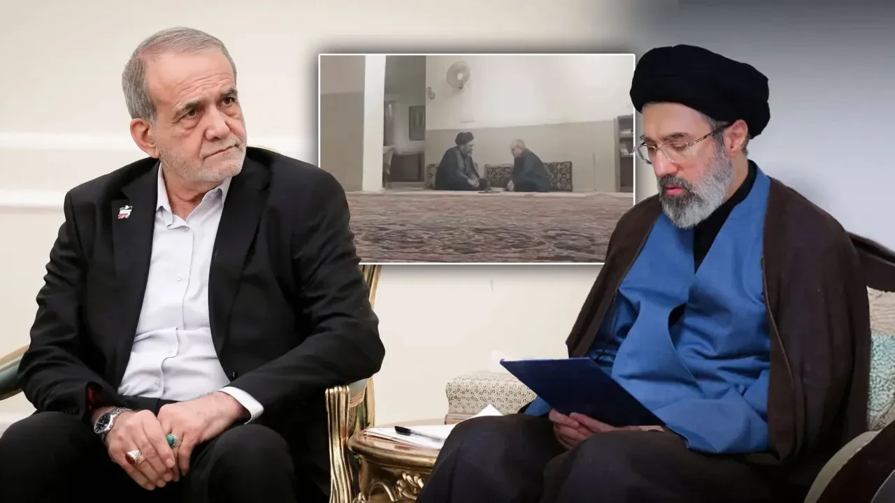 İran'dan 'Mücteba Hamaney yaşıyor' videosu! Bu kez Pezeşkiyan ile görüntü verdi