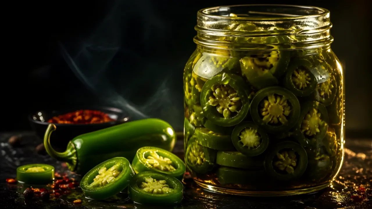 Kavanoz kavanoz jalapeno biber turşusu yaptım! Orijinal tarifi taa Meksika'dan öğrendim