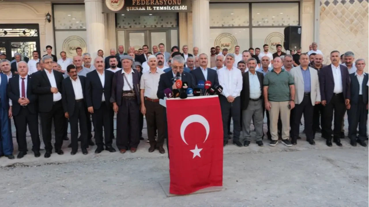 Şırnak'ta aşiretlerden TBMM'deki çerçeve yasaya tam destek: 