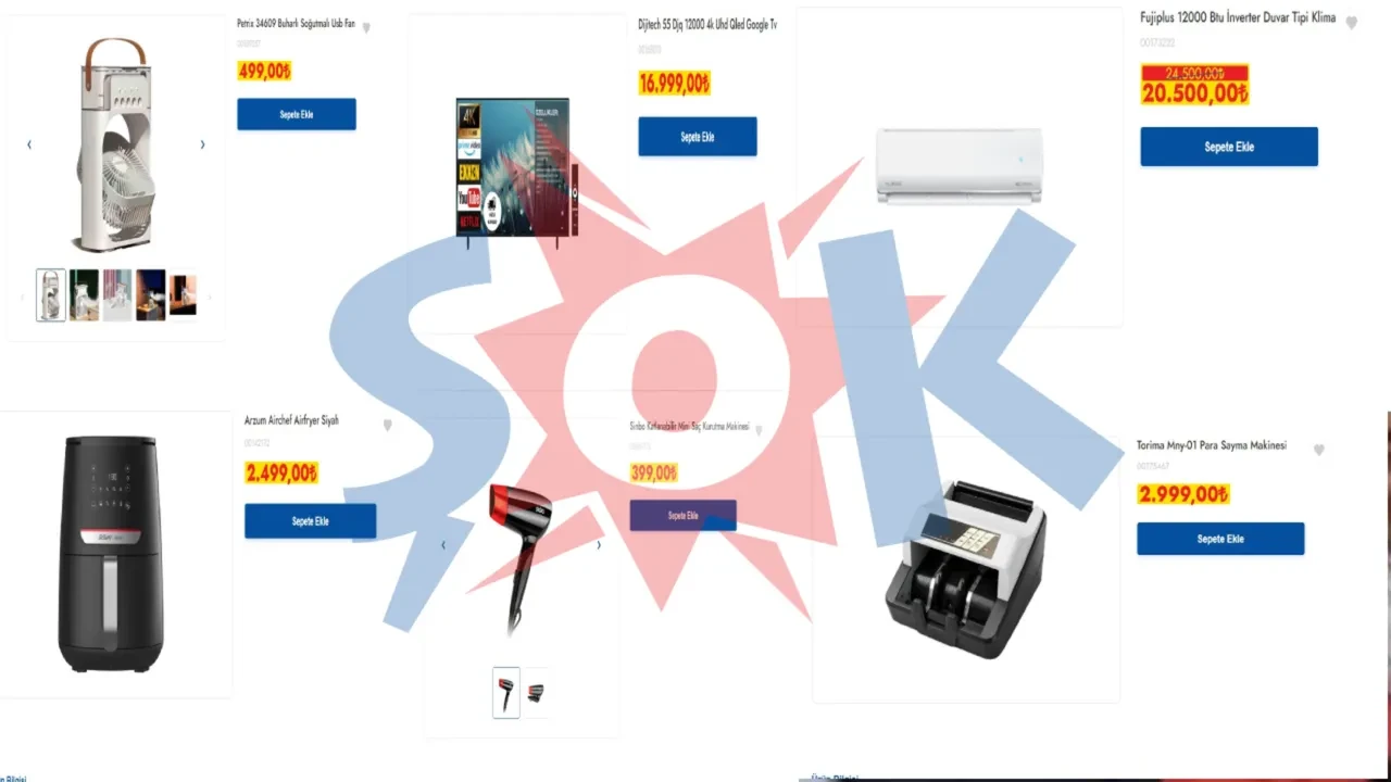 ŞOK 19-25 Ağustos Aktüel Kataloğu 2026! Airfryer, Dikey El Süpürgesi, Uhd Qled Televizyon ve Ankastre Set geliyor