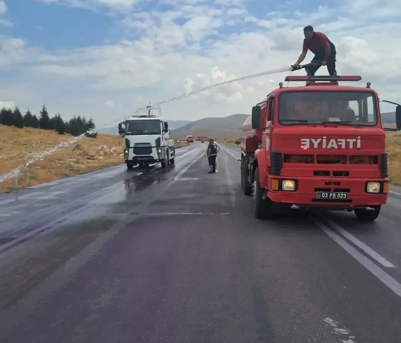 Bütün araçlar mor renkle kaplanmıştı! Soruşturma başlatıldı, gerçek ortaya çıktı