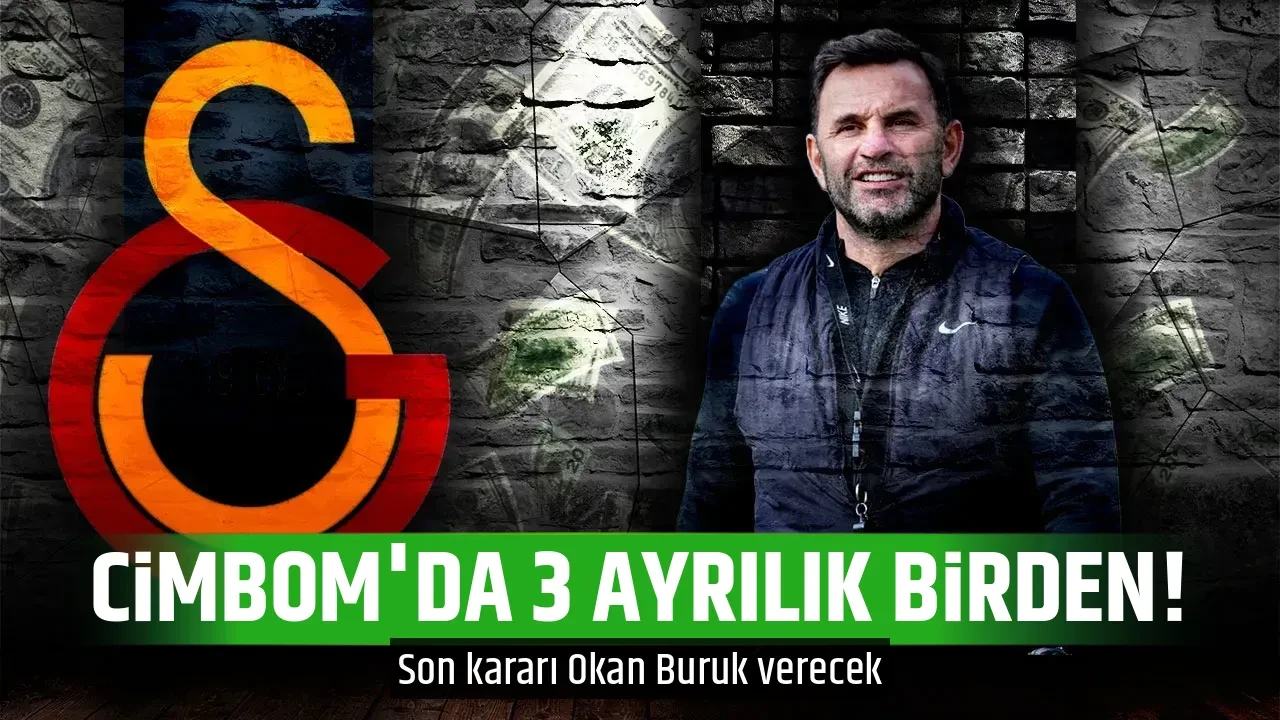 CİMBOM'DA 3 AYRILIK BİRDEN!