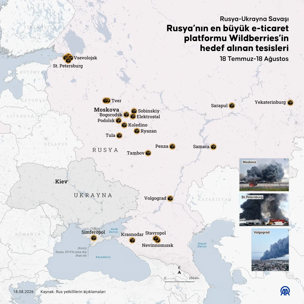 Ukrayna İHA'larla vurdu, Ruslar panikle kaçıştı