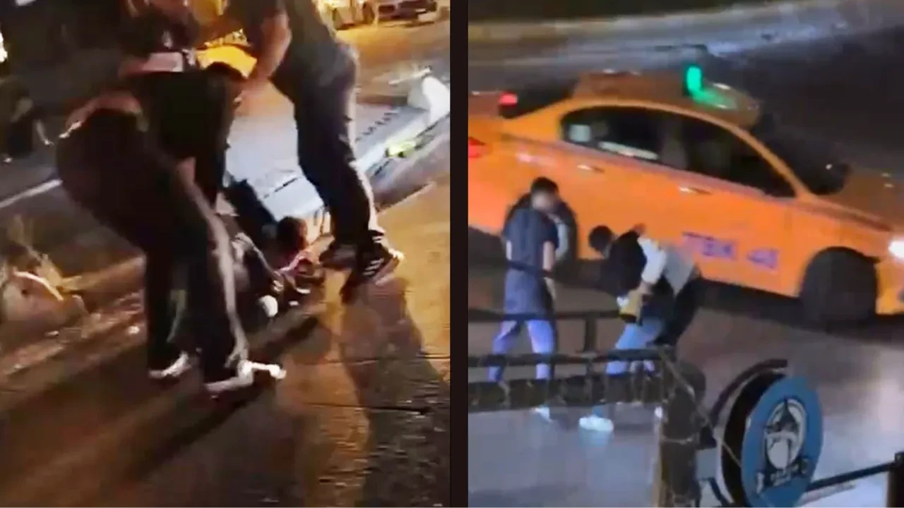 Yerde yardım çığlıkları attı! Esenyurt’ta 2 şahıs genci tekme tokat dövdü