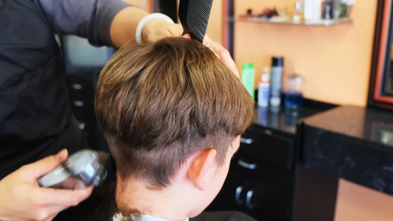 modern fade kesim saç modeli