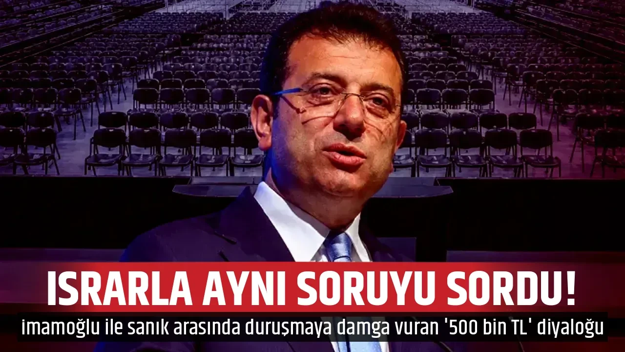 ISRARLA AYNI SORUYU SORDU!