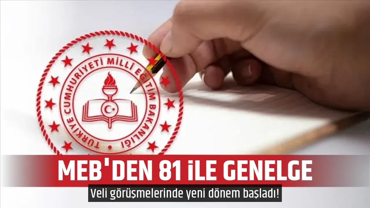 MEB'DEN 81 İLE GENELGE