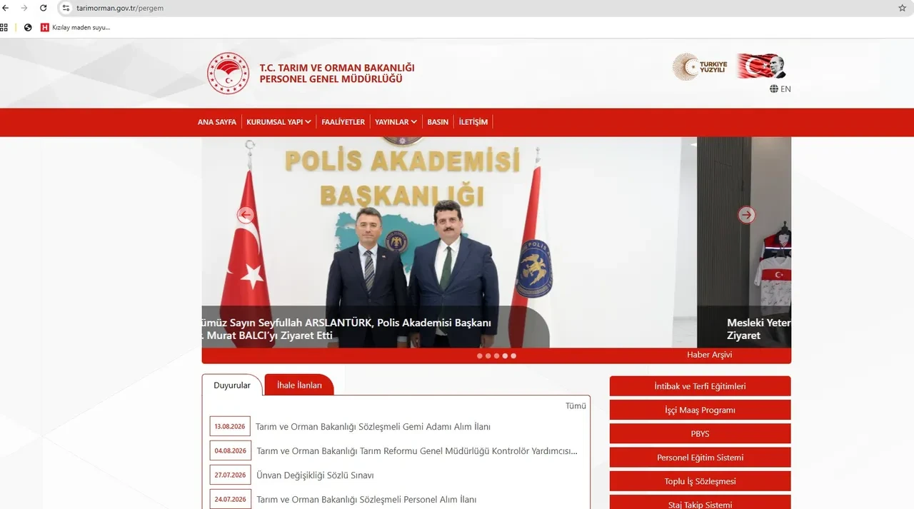 Tarım ve Orman Bakanlığı personel alımı sonuçları 2026 isim listesi! Tarım ve Orman Bakanlığı 1.873 personel alımı sonuçları açıklandı mı?