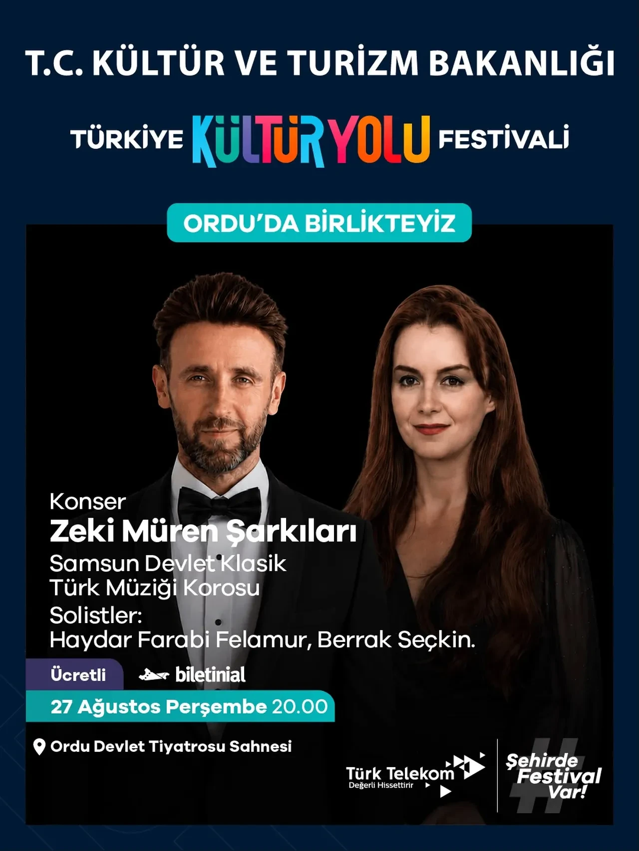 Türkiye Kültür Yolu Festivali ilk kez Ordu’da! Bakan Ersoy: 'Ordu’nun tarihinden sofrasına tüm değerlerini öne çıkaracağız'