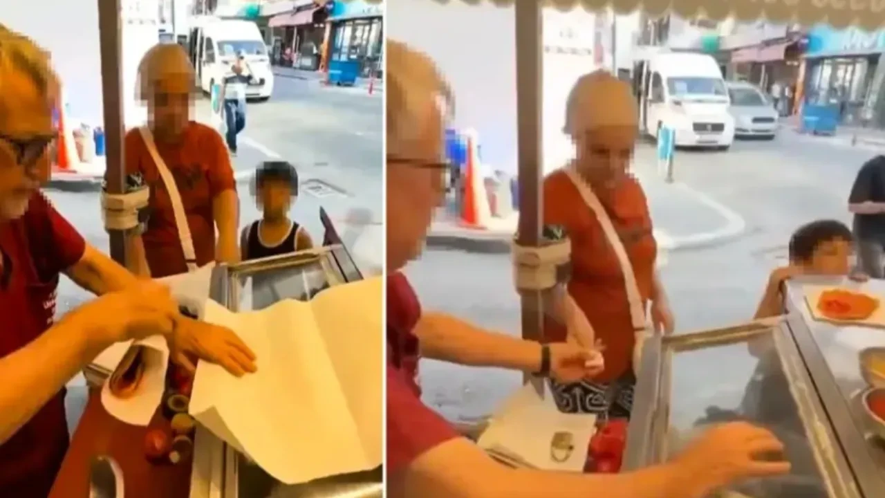 Adana'nın sinirli lahmacuncusu gündem oldu! Tezgahı kaldırıldı, hatasını anlayınca özür diledi