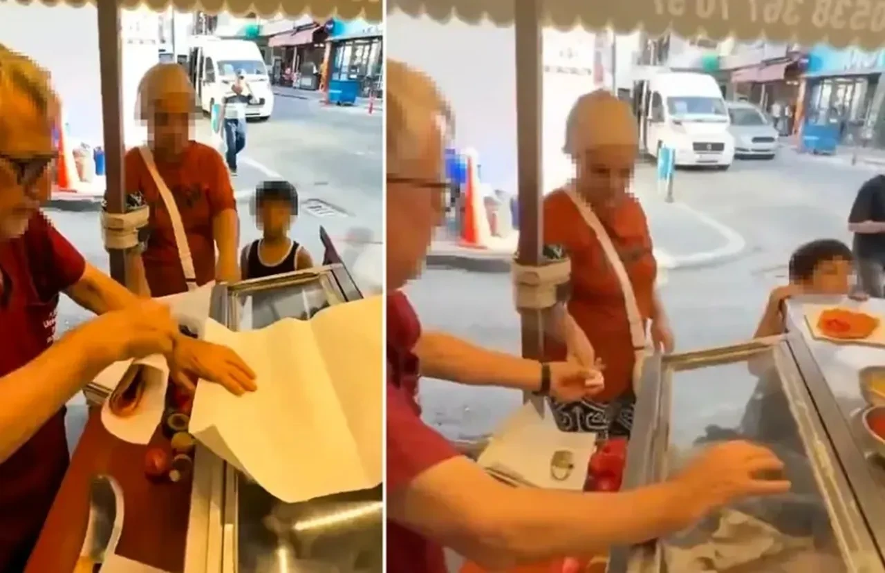 Adana'nın sinirli lahmacuncusu gündem oldu! Tezgahı kaldırıldı, hatasını anlayınca özür diledi