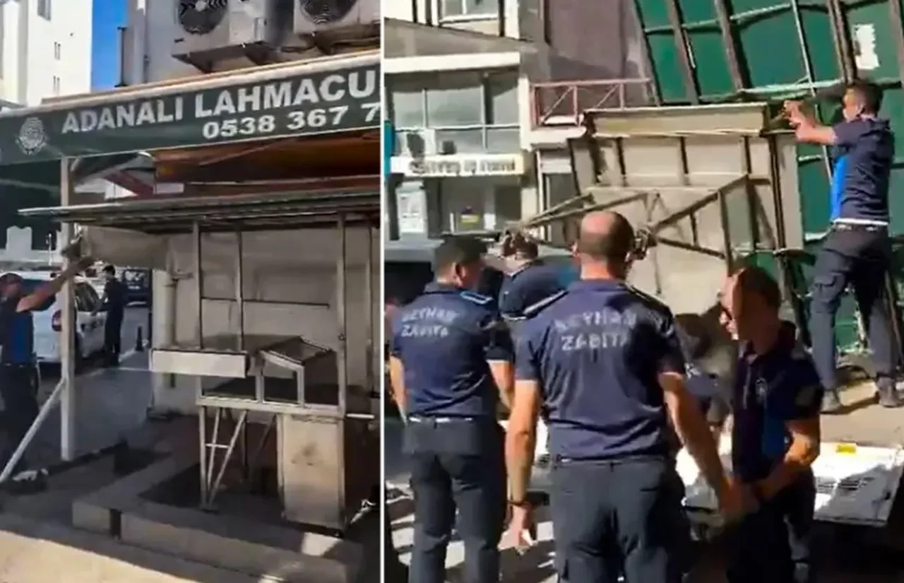 Adana'nın sinirli lahmacuncusu gündem oldu! Tezgahı kaldırıldı, hatasını anlayınca özür diledi